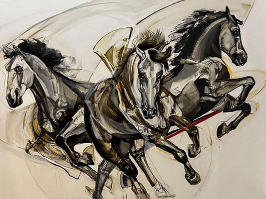 Exposición de Ángela Leible en el Club de Polo y Equitación